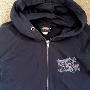 Harley Davidson zip up sweatshirt